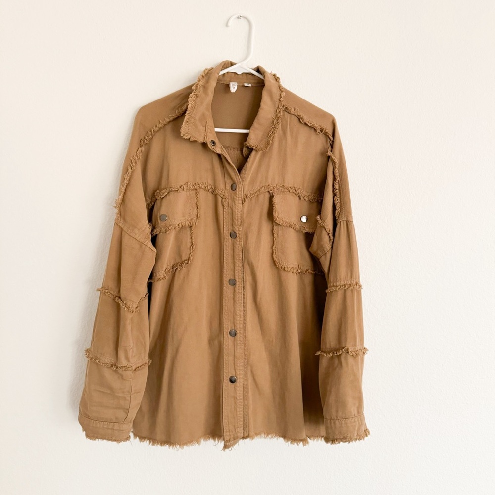 Coachella Vibes // Elan Tan Rock & Roll Shirt Jacket